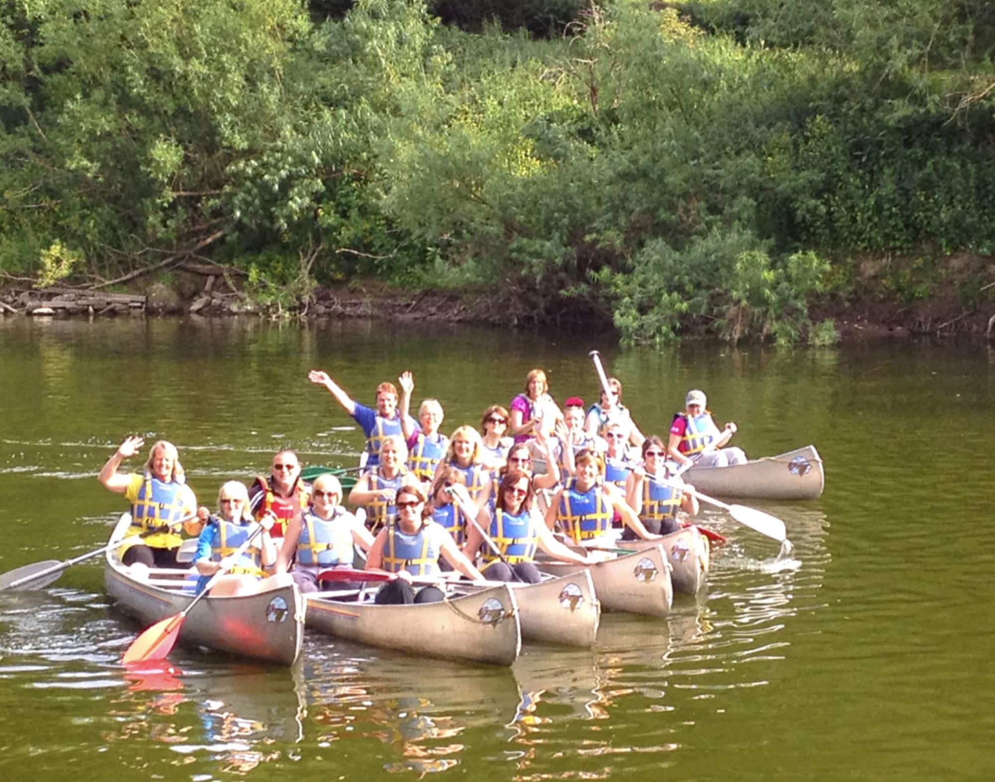 Canoeing Birthday Party