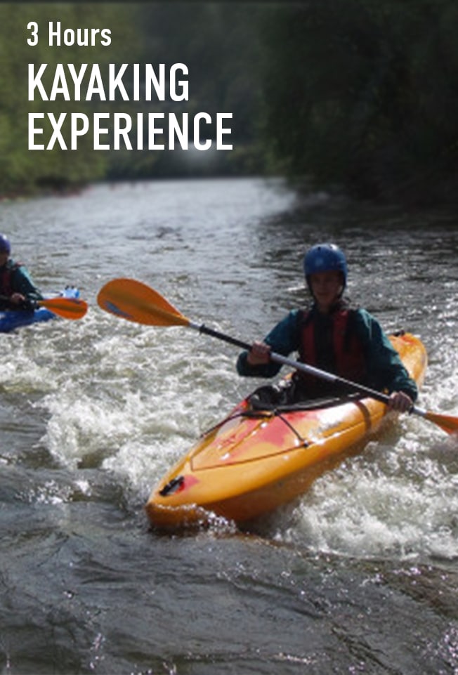 Kayaking at Symonds Yat on the Rapids